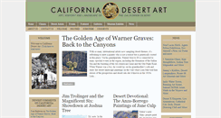 Desktop Screenshot of californiadesertart.com