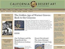 Tablet Screenshot of californiadesertart.com